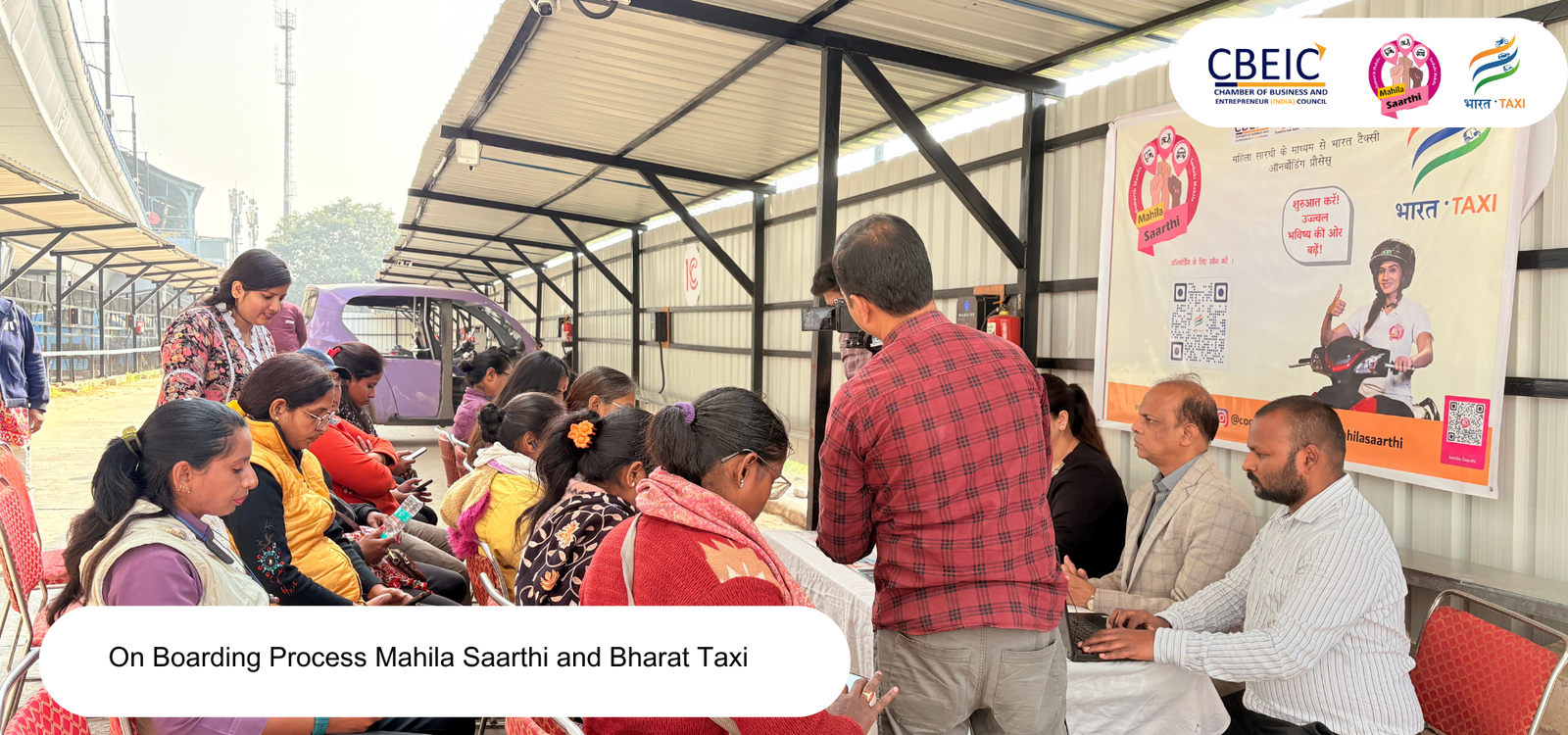 Mahila Saarthi – Bharat Taxi Onboarding Drive at Kalka Ji Hub